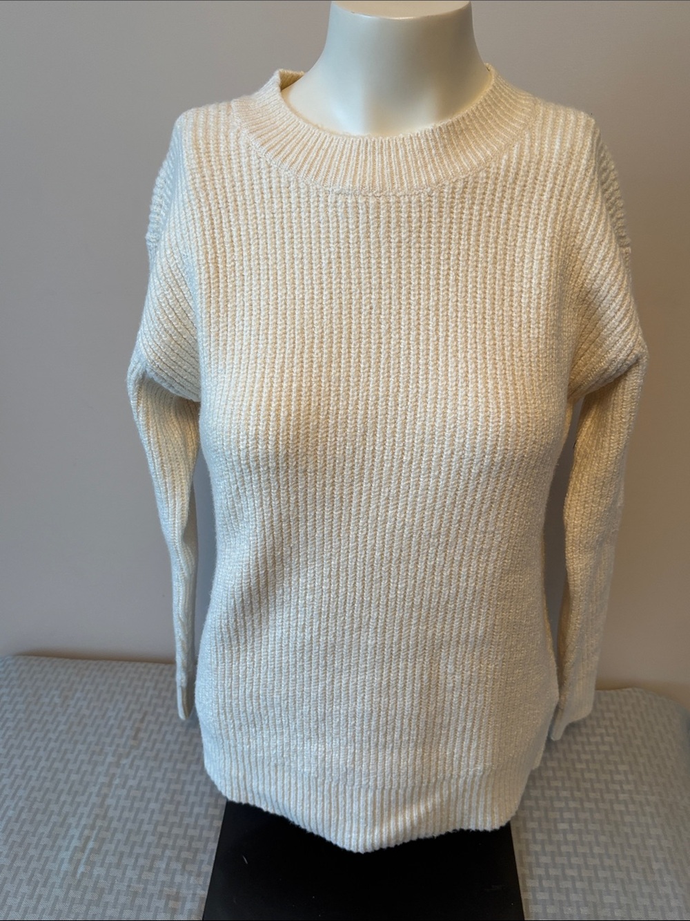 Joe Fresh Ribbed Crew Neck Sweater - Picture 2 of 7